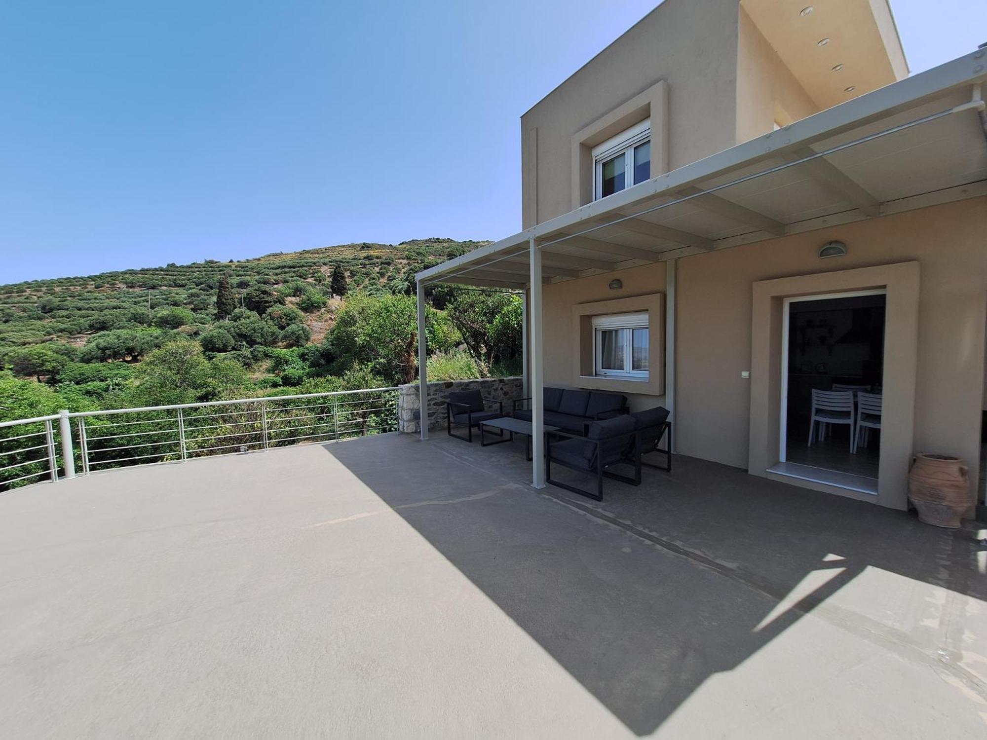Villa Irini - Cretan Luxury Villa With Amazing View Paraspori  Exteriér fotografie