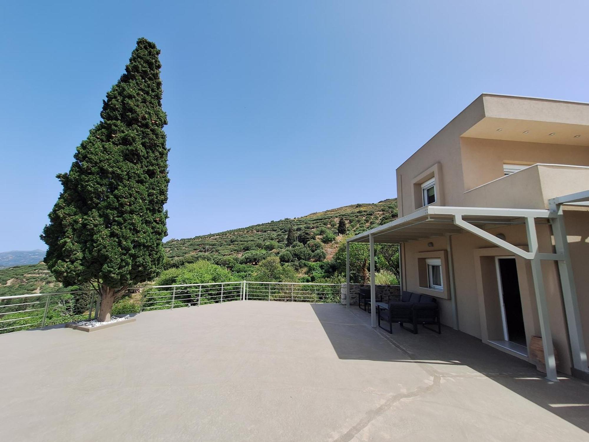 Villa Irini - Cretan Luxury Villa With Amazing View Paraspori  Exteriér fotografie