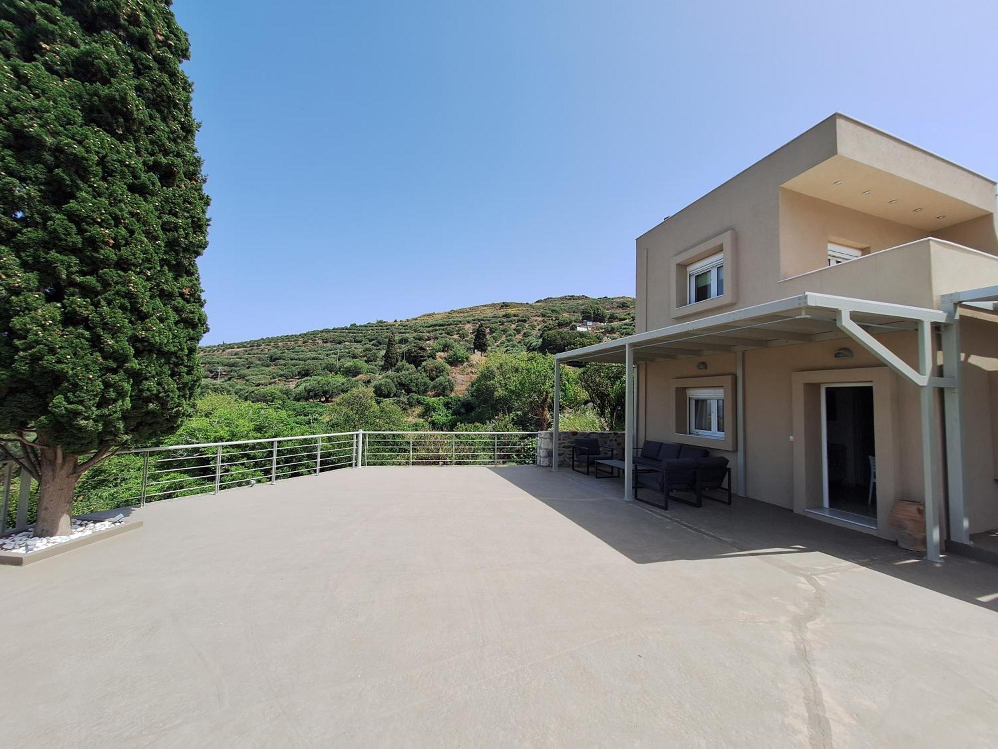 Villa Irini - Cretan Luxury Villa With Amazing View Paraspori  Exteriér fotografie
