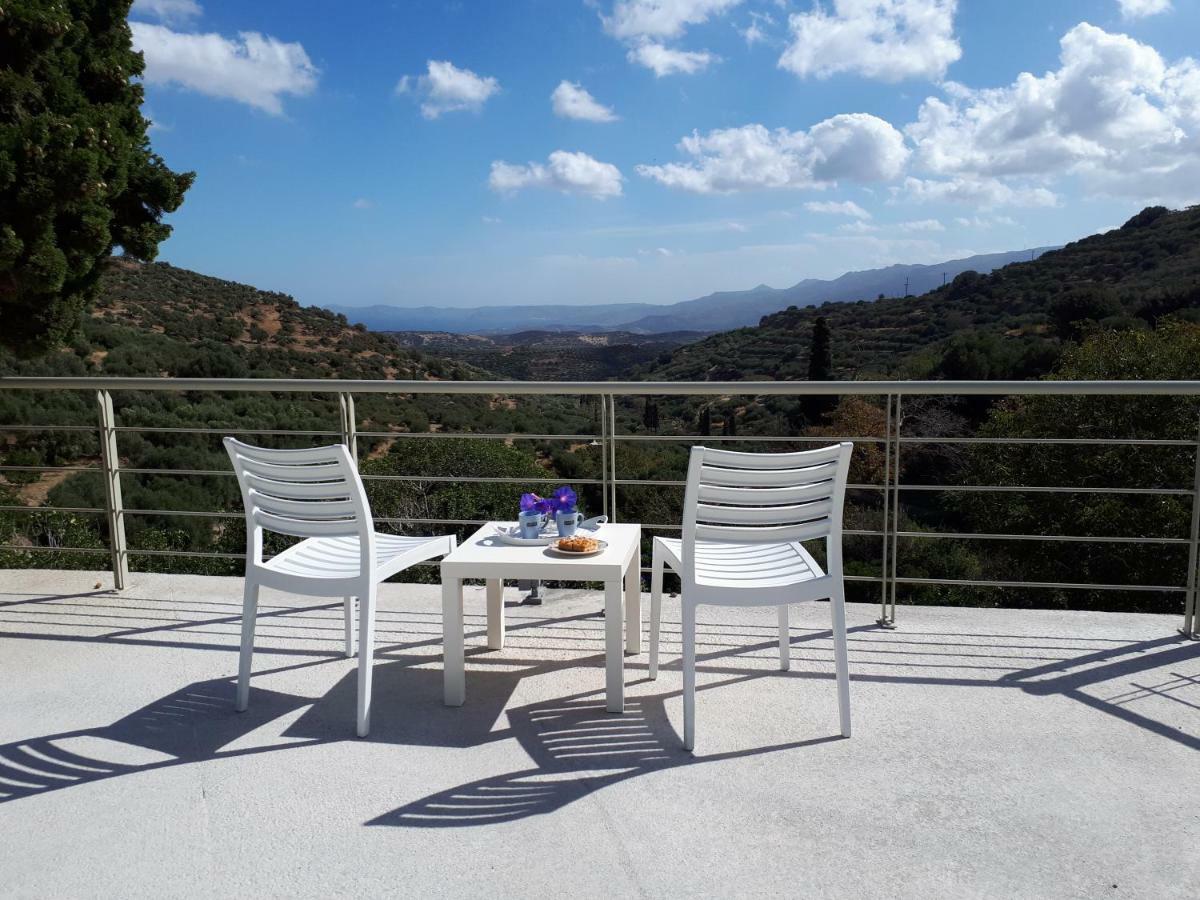 Villa Irini - Cretan Luxury Villa With Amazing View Paraspori  Exteriér fotografie