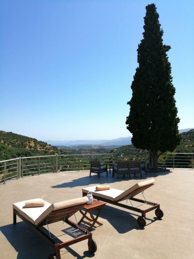 Villa Irini - Cretan Luxury Villa With Amazing View Paraspori  Exteriér fotografie